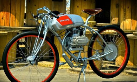 Moto-bici de velocidad con estética años ’20 !!