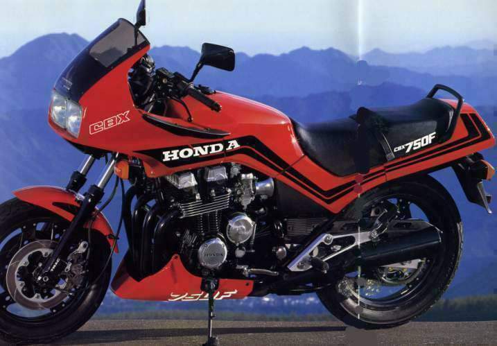 Mira la Honda CBX750F