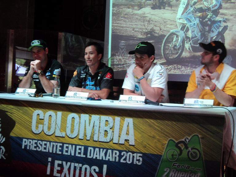 Colombianos en el Dakar 2015