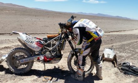 Mateo se despide del Dakar 2015